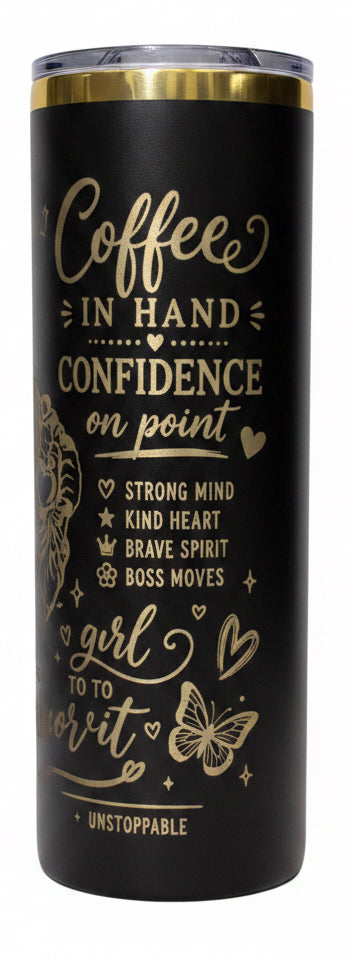 Coffee In Hand Confidence On Point